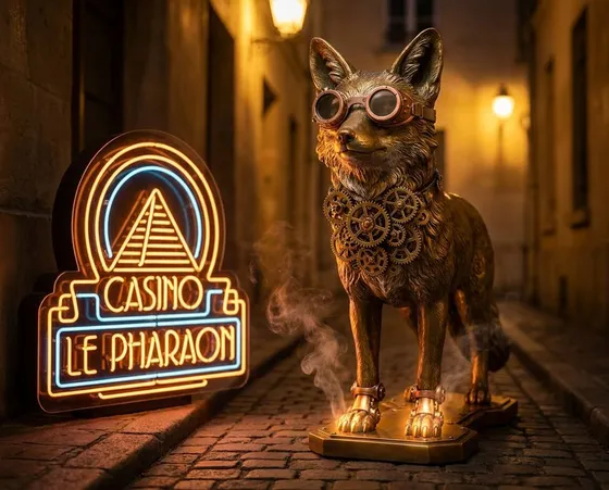 Page d'accueil du casino en ligne (Casino Le Pharaon)